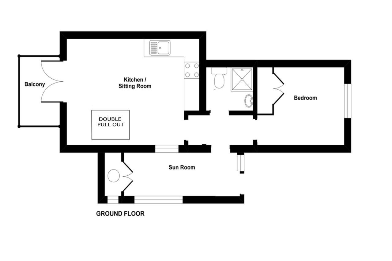 Clifton Court Apt 23 With Seaviews & Heated Pool Lägenhet Croyde Exteriör bild